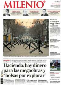 Portada de Milenio - Jalisco (México)