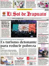 Portada de El Sol de Irapuato (México)