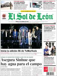 Portada de El Sol de León (México)