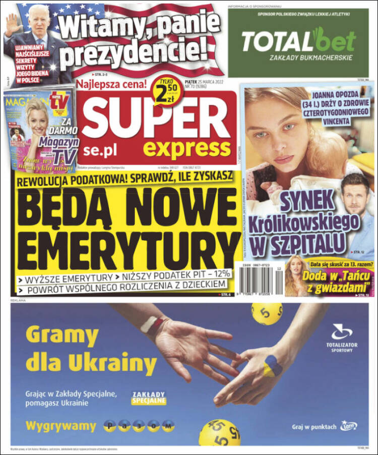 Portada de Super Express (Polonia)