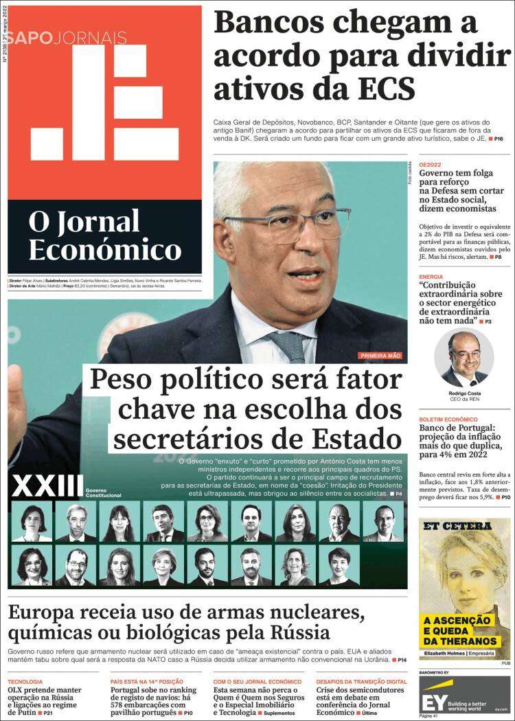 Portada de Oje (Portugal)
