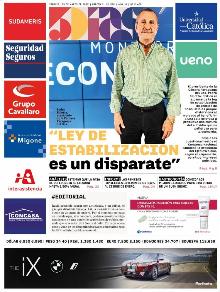 Portada de 5 Días (Paraguay)