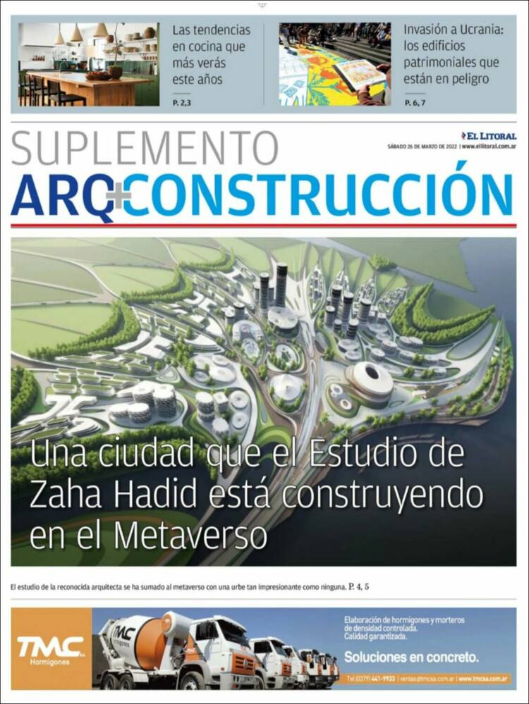 Portada de El Litoral Corrientes (Argentina)
