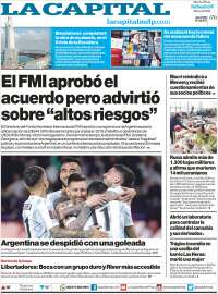 Portada de Diario La Capital - Mar del Plata (Argentina)