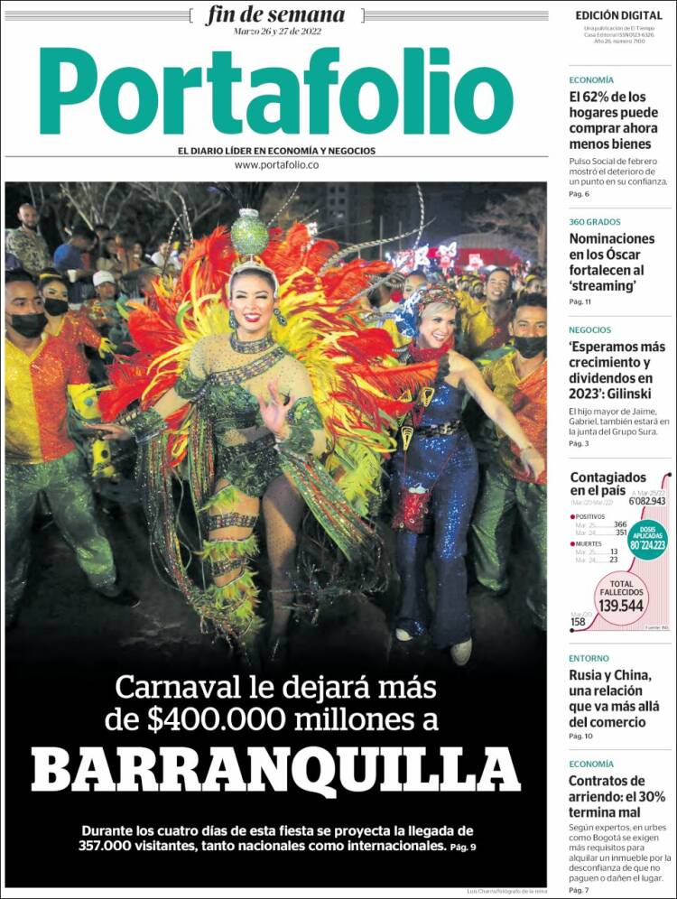 Portada de Portafolio (Colombia)