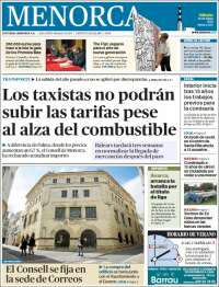 Portada de Menorca - Diario Insular (España)