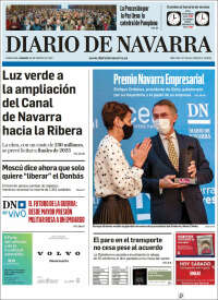 Portada de Diario de Navarra (España)