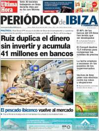 Portada de Periódico de Ibiza (España)