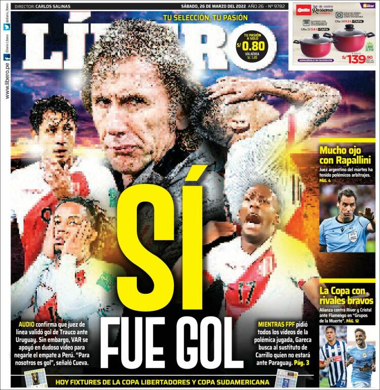 Portada de Líbero (Perú)