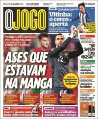 Portada de O Jogo (Portugal)
