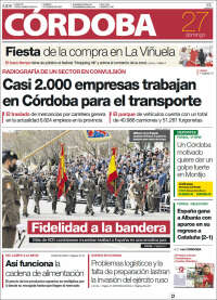 Portada de Diario de Córdoba (España)