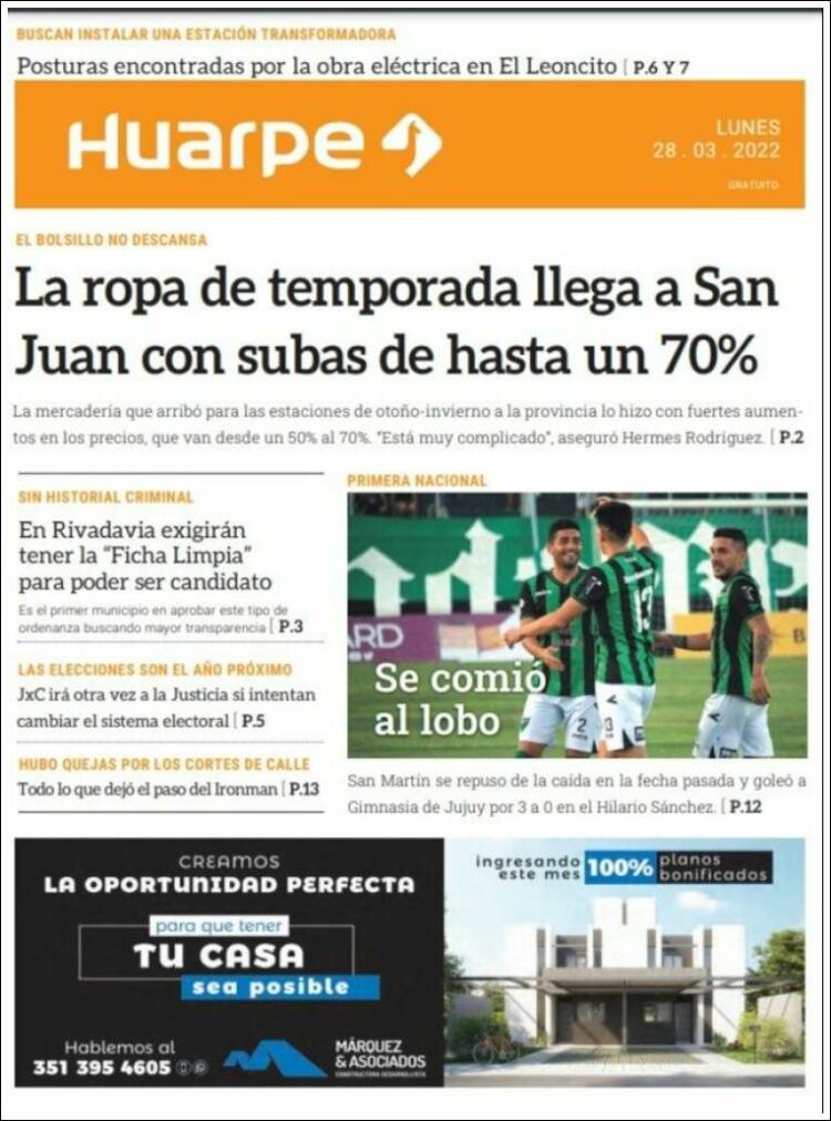 Portada de Huarpe (Argentina)
