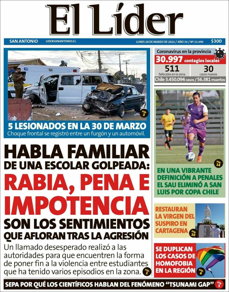 Portada de Lider de San Antonio (Chile)