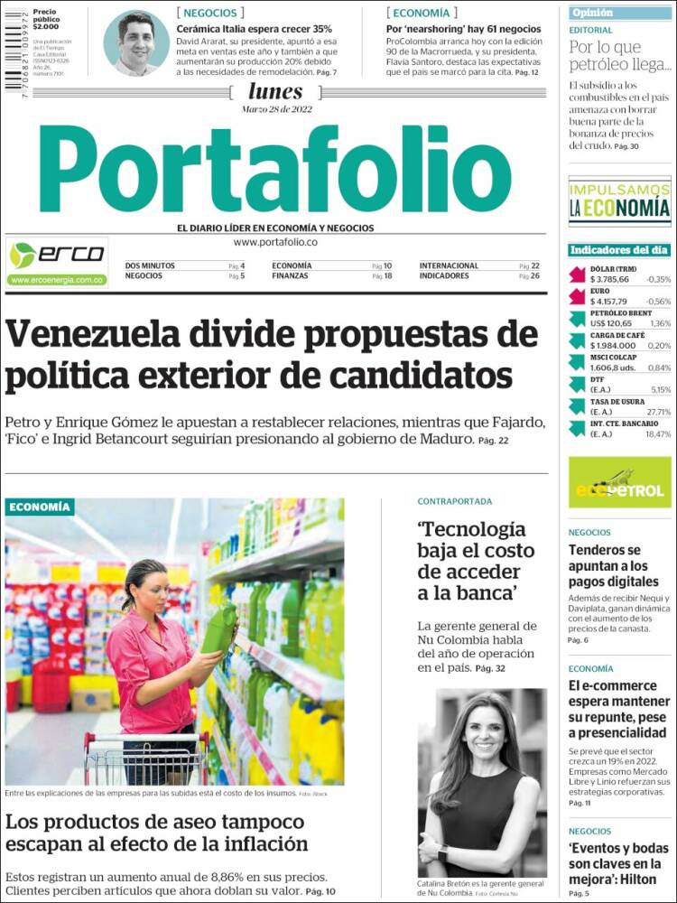 Portada de Portafolio (Colombia)