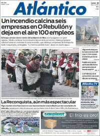 Portada de Atlántico Diario (España)