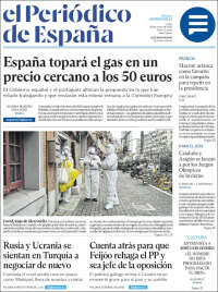 Portada de El Periódico de España (España)