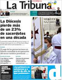 Portada de La Tribuna de Cuenca (España)