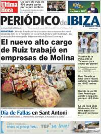 Portada de Periódico de Ibiza (España)