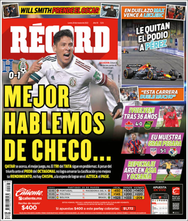 Portada de Record (México)