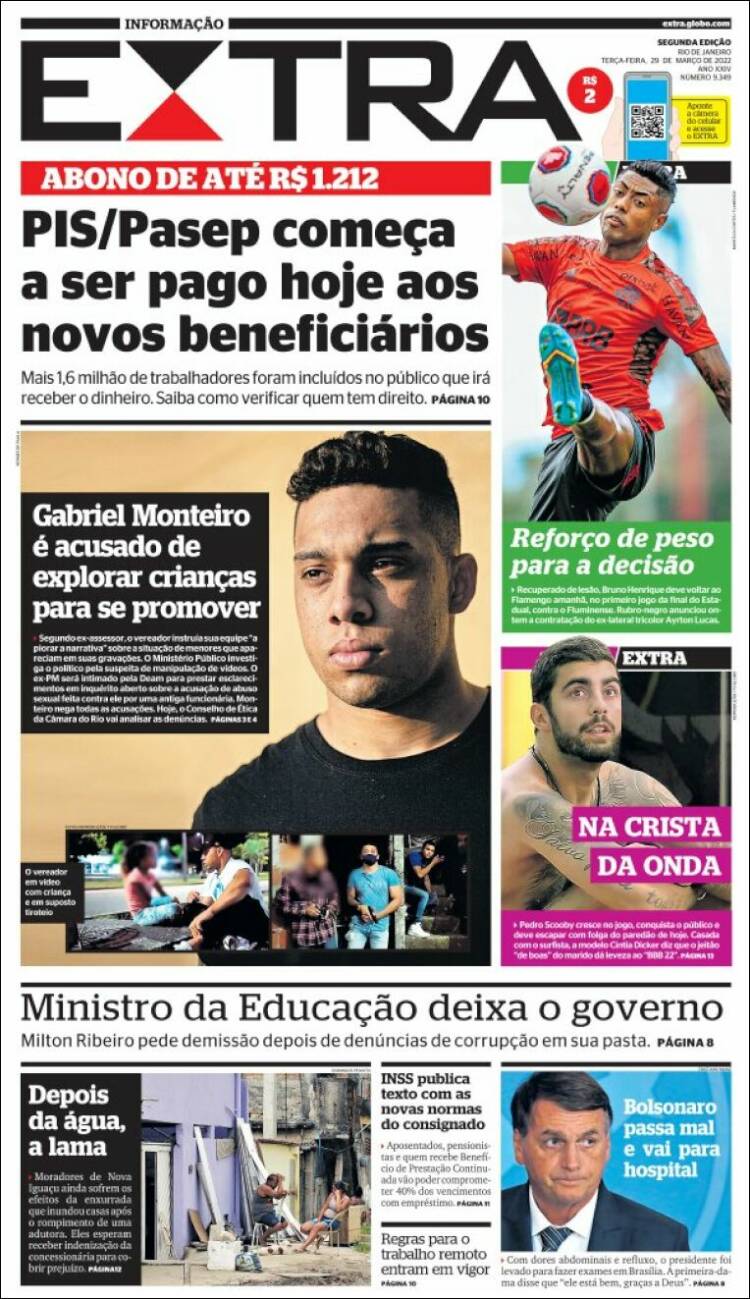 Portada de Extra (Brasil)