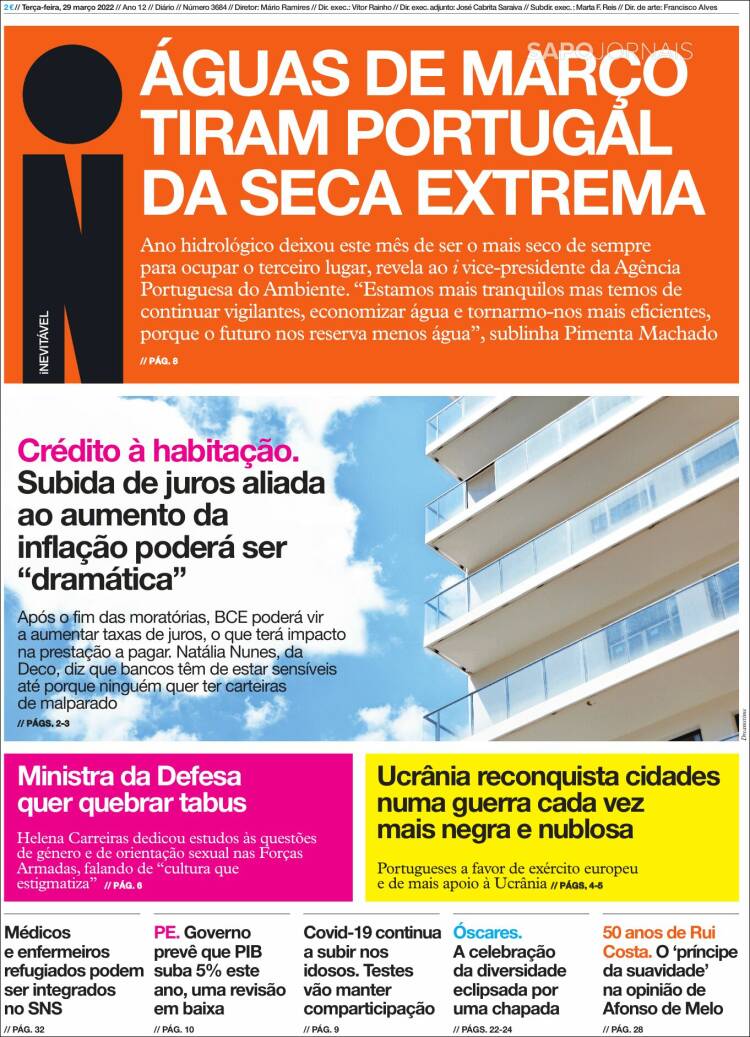 Portada de I - informação (Portugal)