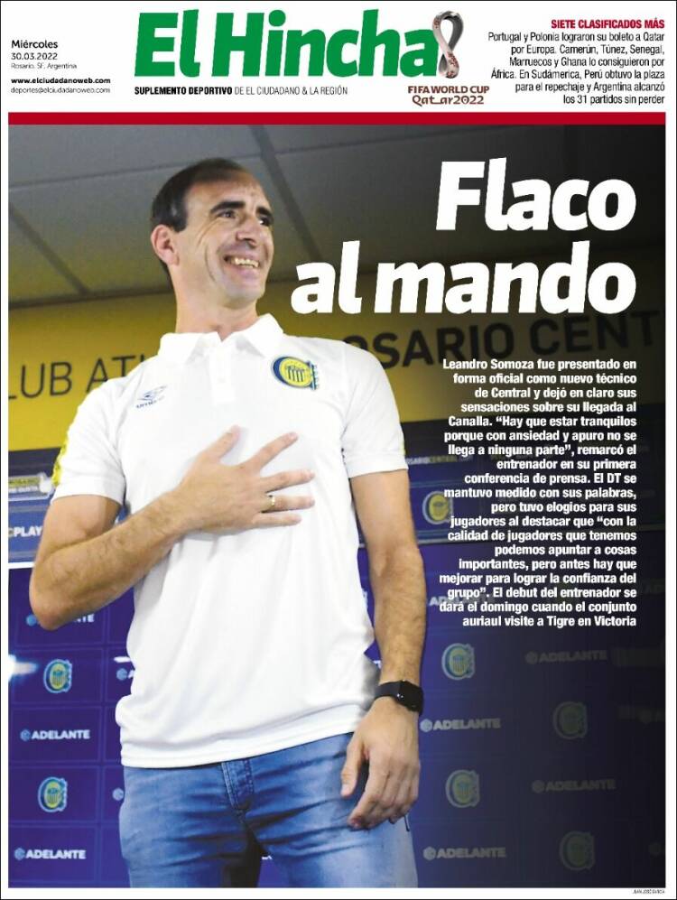 Portada de El Hincha (Argentina)