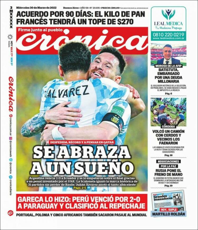 Portada de La Voz del Chaco (Argentina)