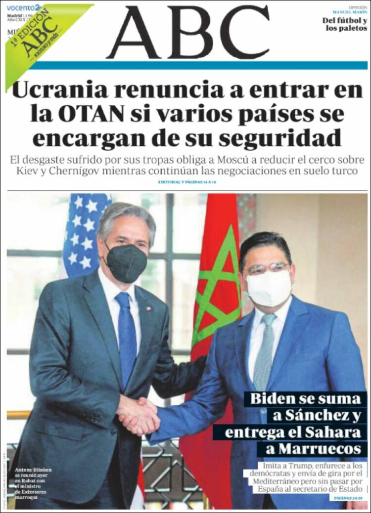 Portada de ABC (España)