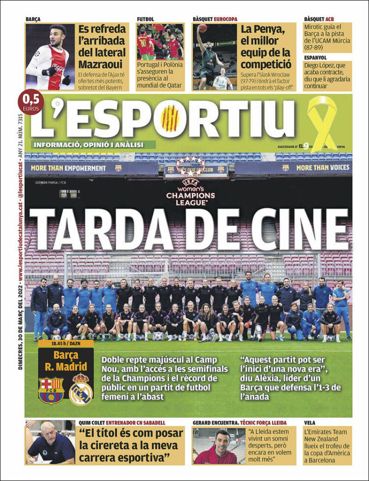 Portada de L'Esportiu (España)