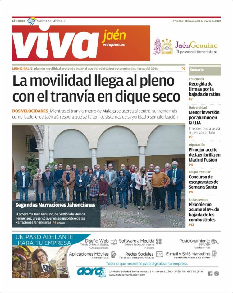 Portada de Viva Jaén (España)