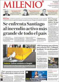 Portada de Milenio de Monterrey (México)