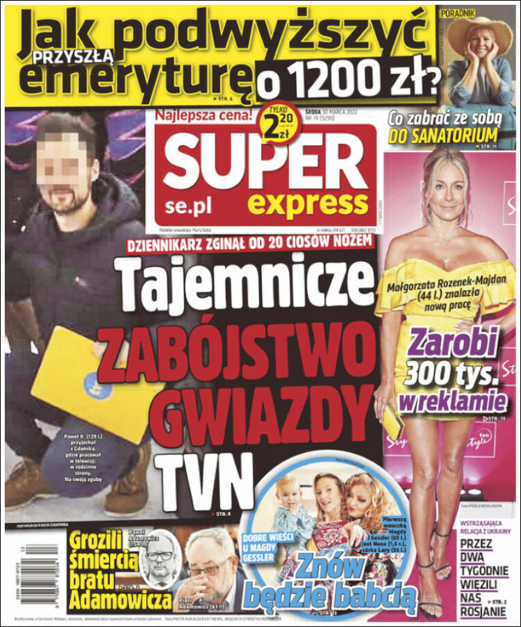 Portada de Super Express (Polonia)