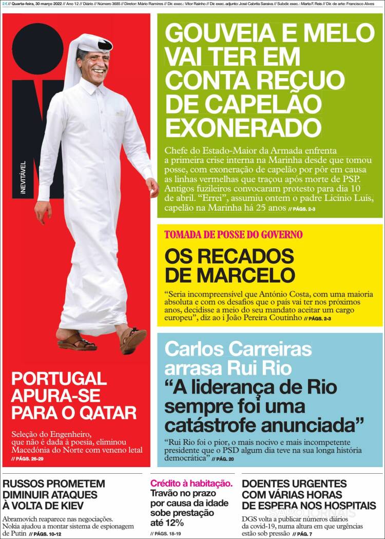Portada de I - informação (Portugal)