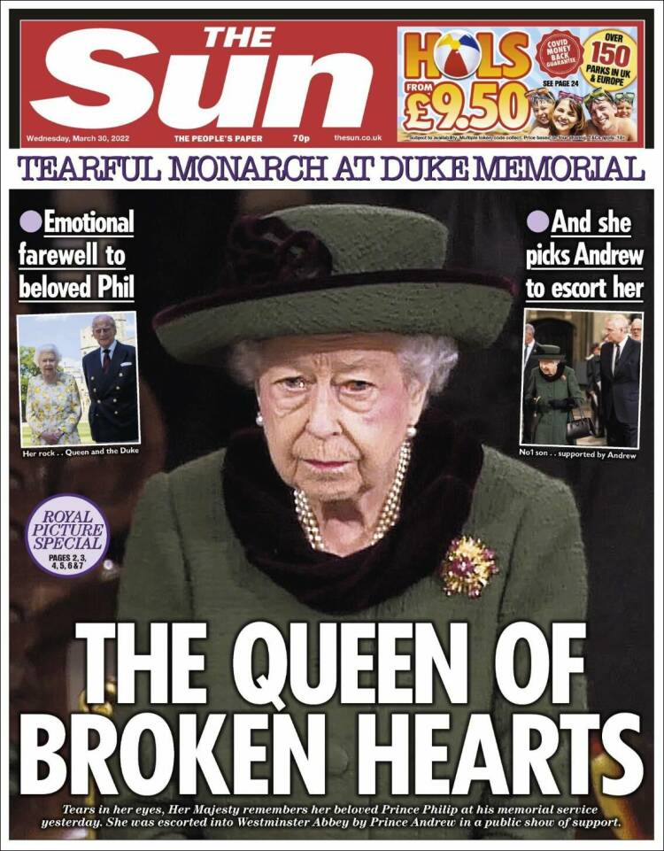 Portada de The Sun (Reino Unido)