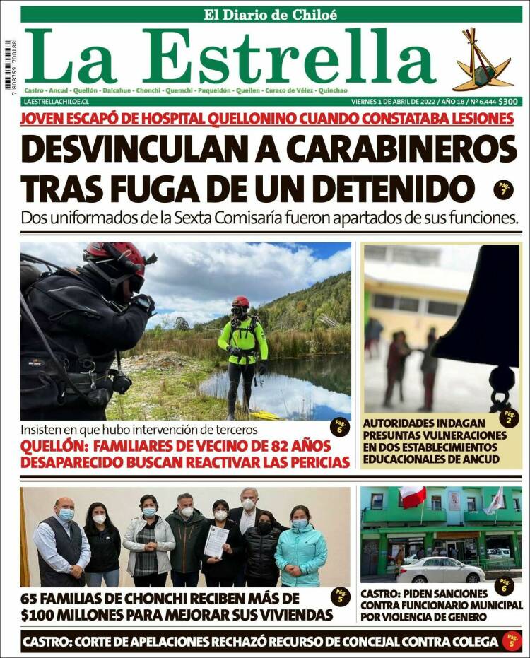 Portada de Estrella de Chiloé (Chile)