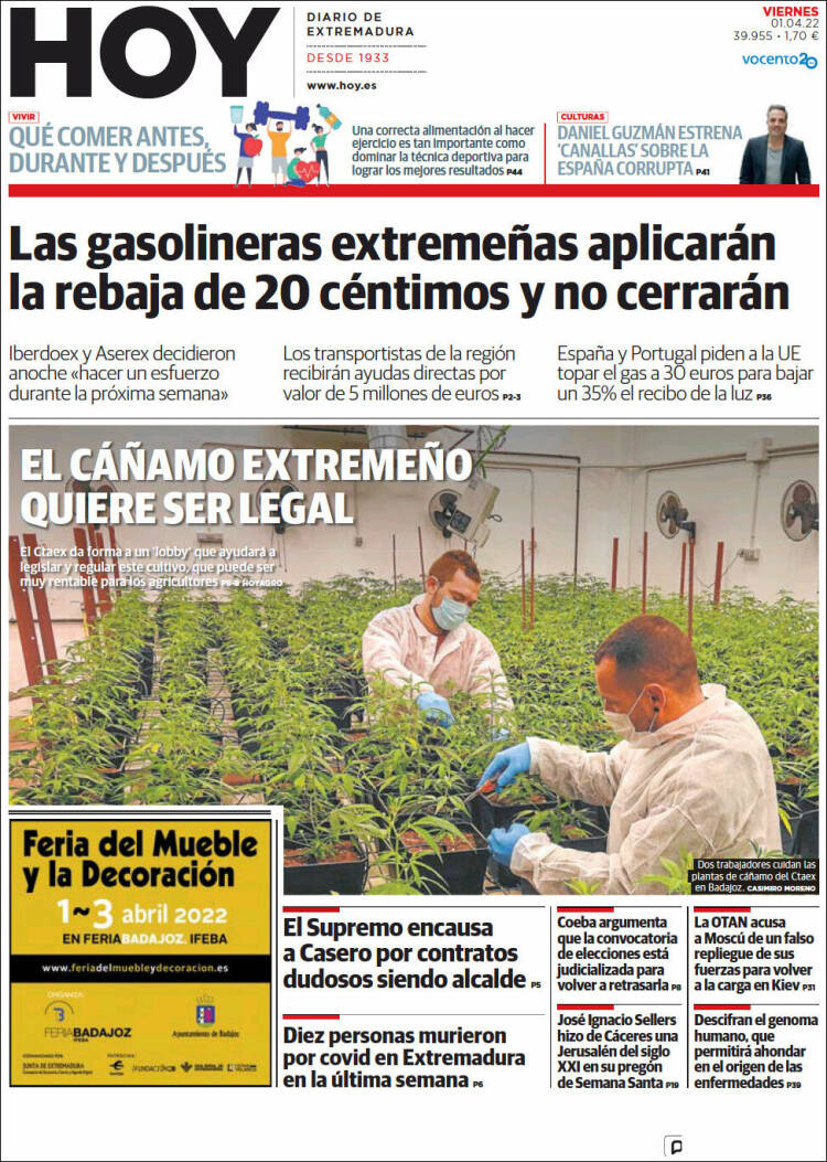 Portada de Hoy - Caceres (España)