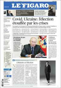 Portada de Le Figaro (Francia)