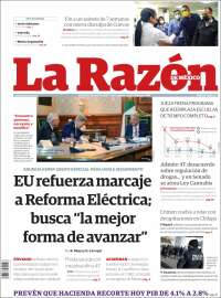Portada de La Razón (M&eacute;xico)