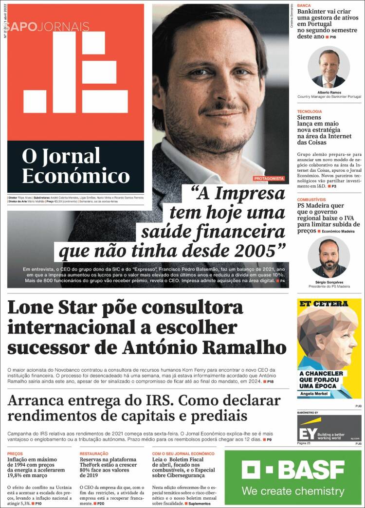 Portada de Oje (Portugal)