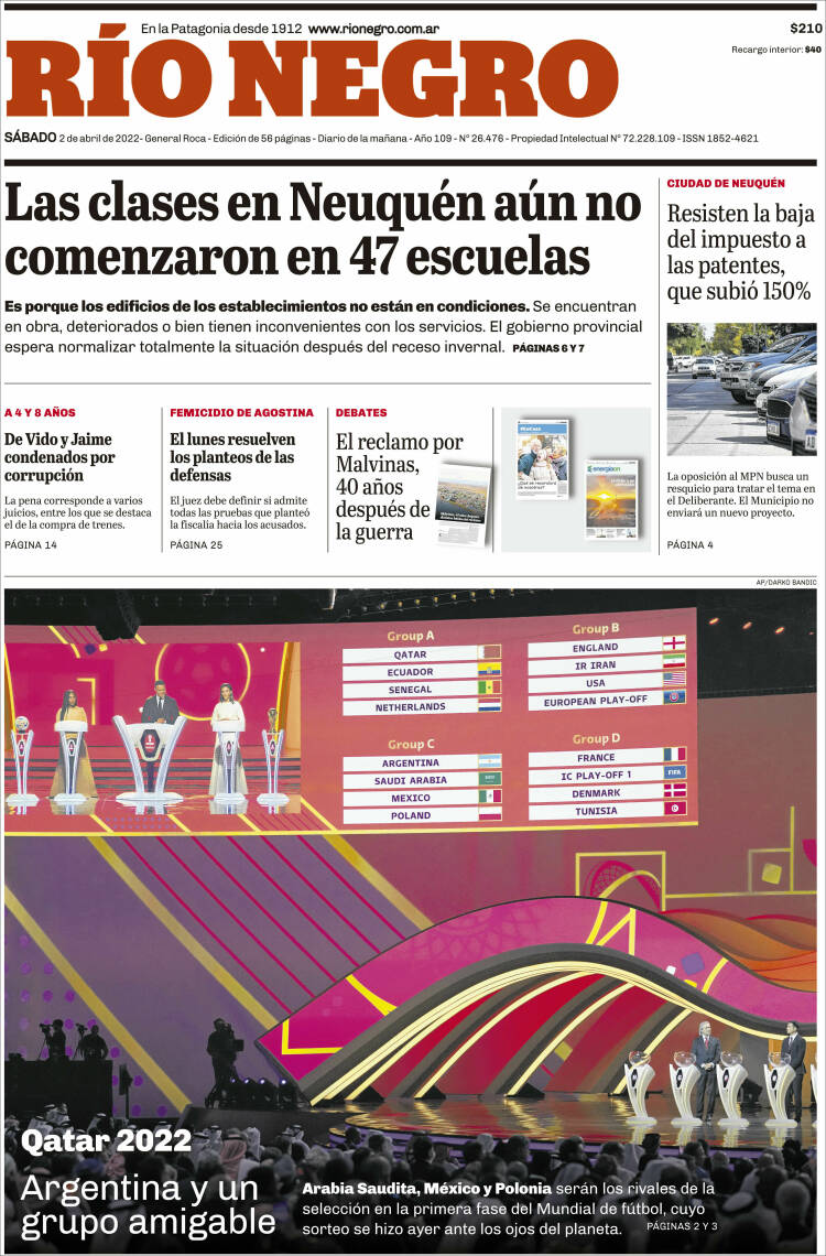 Portada de Rio Negro (Argentine)