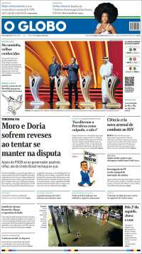 Portada de O Globo (Brasil)