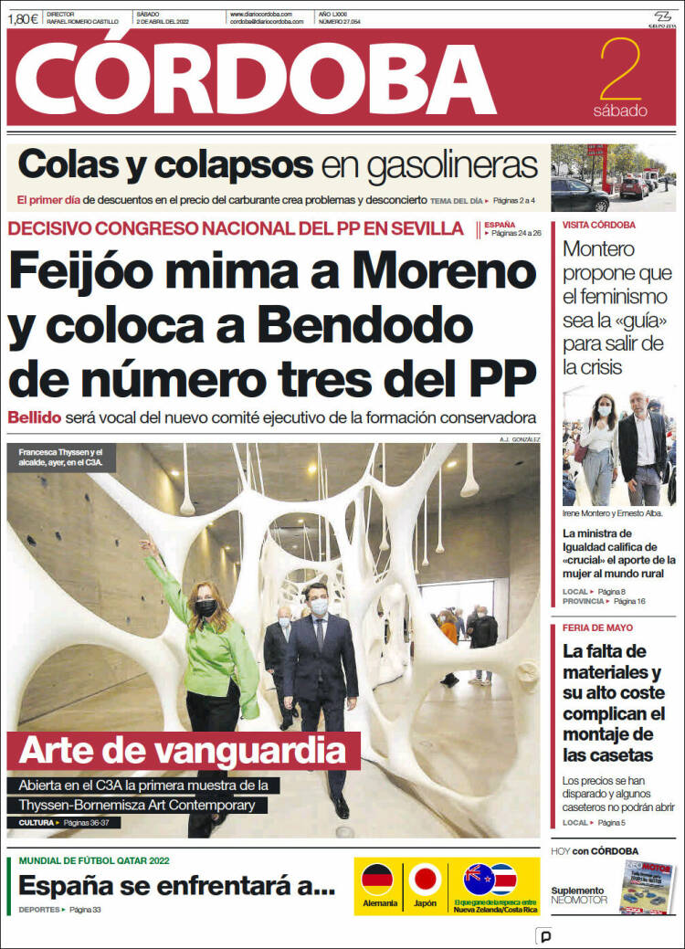 Portada de Diario de Córdoba (Espa&ntilde;a)