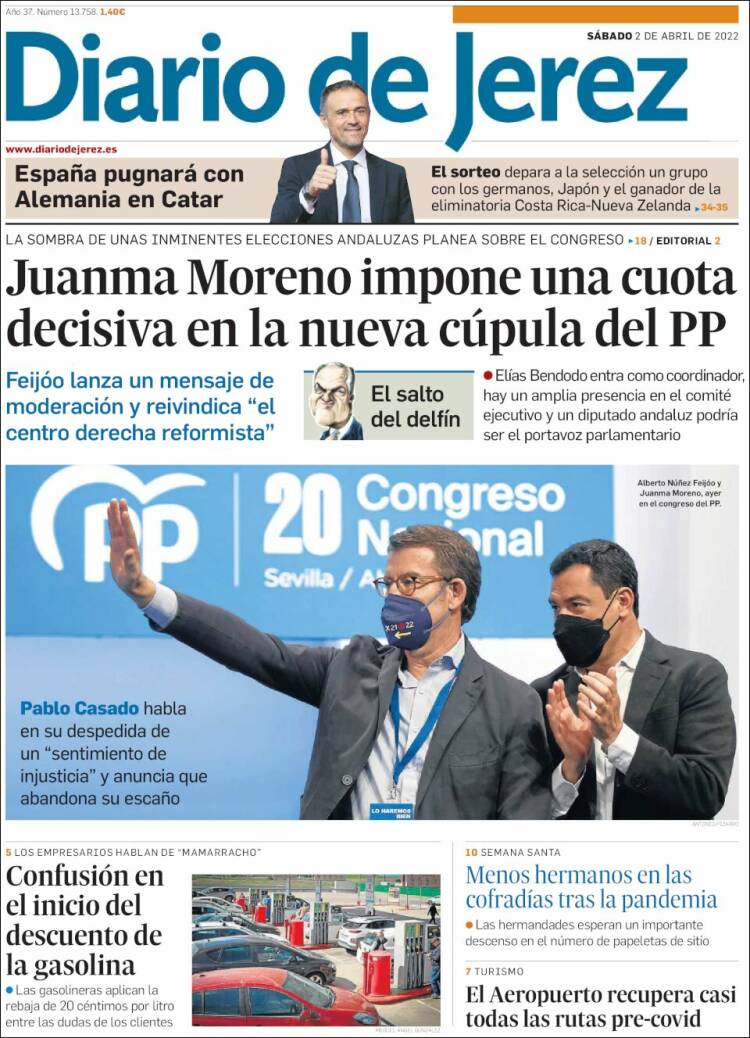 Portada de Diario de Jerez (Espa&ntilde;a)