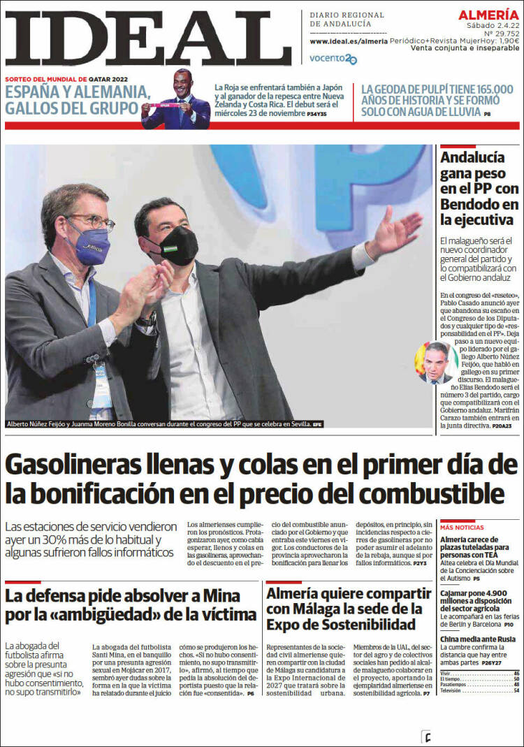 Portada de Ideal Almeria (Espa&ntilde;a)