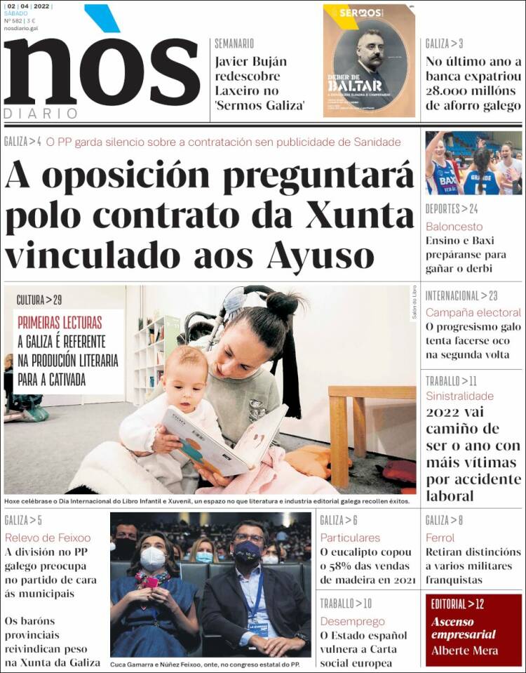Portada de Nòs Diario (Espa&ntilde;a)
