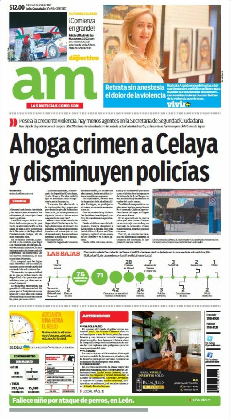 Portada de Al Día A.M. (M&eacute;xico)