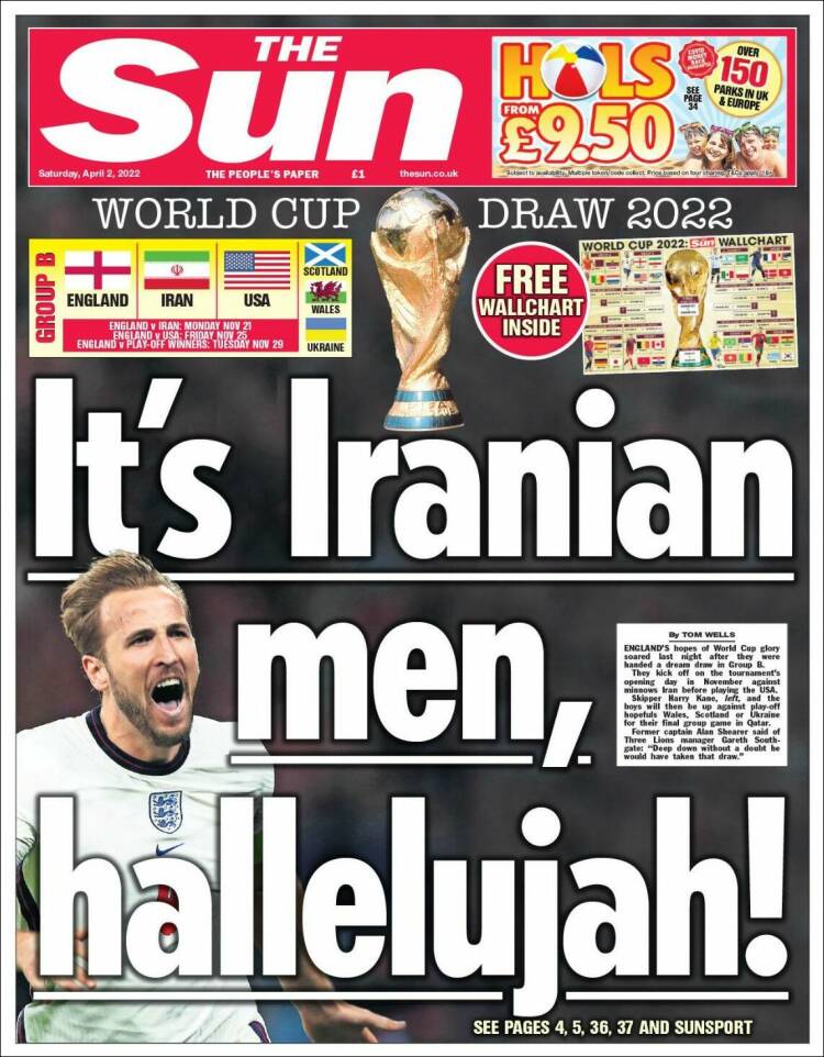 Portada de The Sun (Reino Unido)