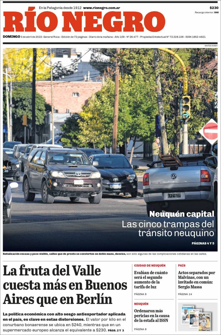 Portada de Rio Negro (Argentine)