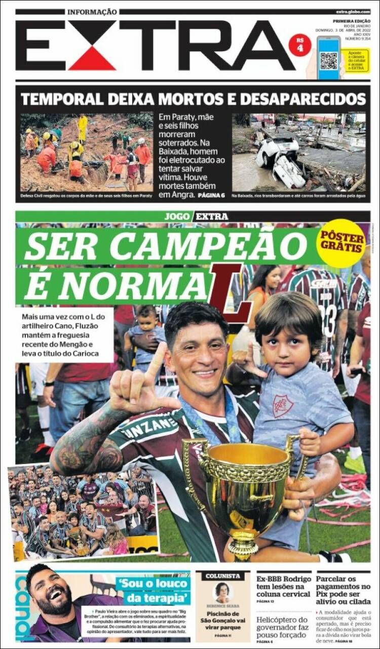 Portada de Extra (Brasil)