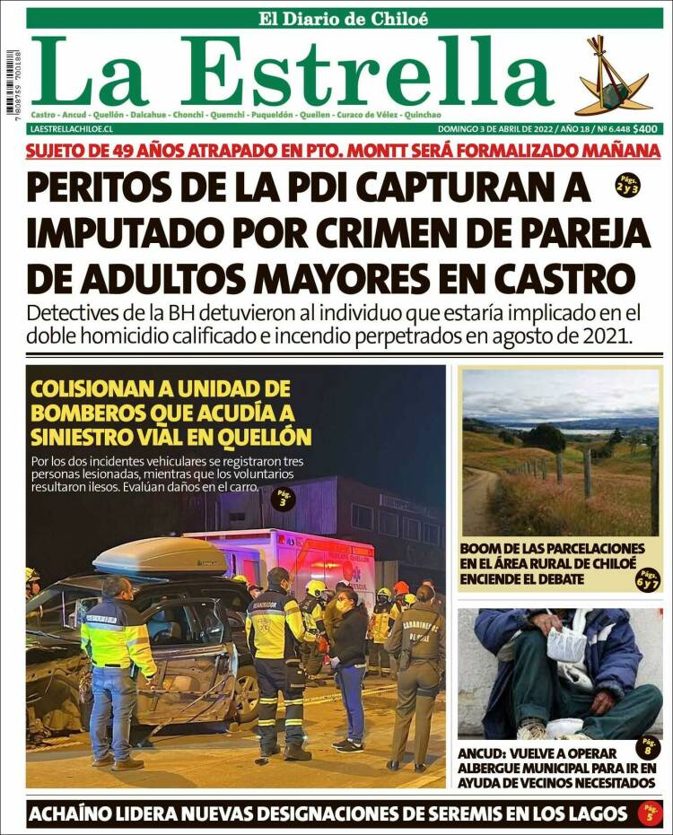 Portada de Estrella de Chiloé (Chile)